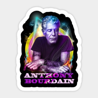 LEGENDARY CHEF // ANTHONY BOURDAIN (1956- 2018) Sticker